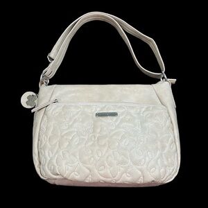 Rosetti Cremini Quilted Butterfly Purse Handbag Many Compartments